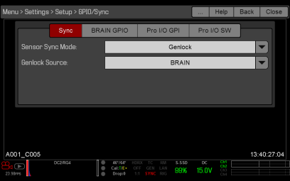 Sync Settings